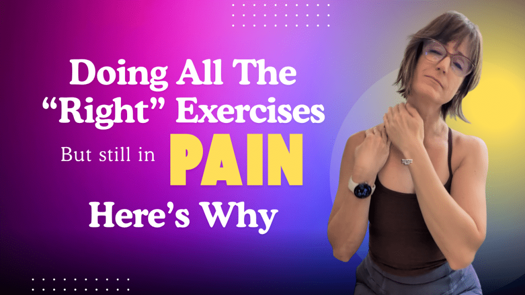 Mandy Ryle in a studio setting for The Somatic Strength Collective episode: Doing All the Right Exercises but Still in Pain?